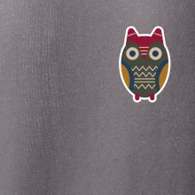 Folklór na prsníku sova