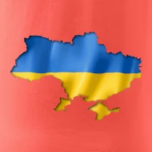 Ukrajina vlajka mapa Ukrajina vlajka mapa