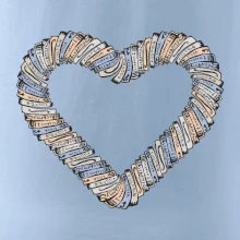 Srdce z kníh Srdce z kníh