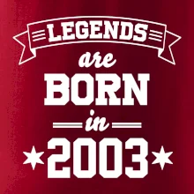 Legends are born in 2003