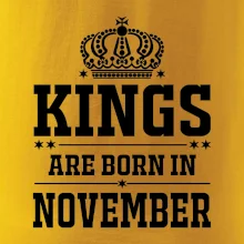Kings are born in November