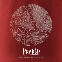 Praděd - vrstevnice v kruhu