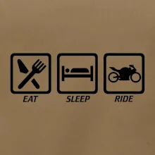 Eat sleep ride - cesta