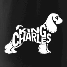 Kavalier king Charles španiel nápis v tele