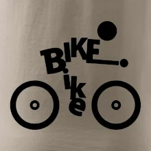 Bike nápis postava Bike nápis postava