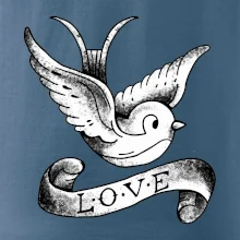 Love holubica - kreslená