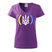 Ukrajina trojzubec s farbami Ukrajina trojzubec s farbami