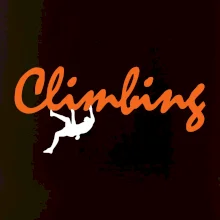 Climbing písací text