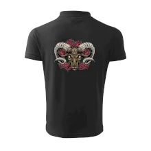 Hlava barana s ružami