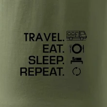 Eat sleep travel - Van