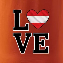 Love Rakúska vlajka