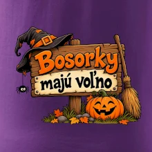 Bosorky majú voľno - tabuľa s tekvicou