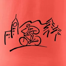 Cyklista na výlete Cyklista na výlete
