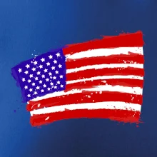 Americká vlajka ohnutá Americká vlajka ohnutá