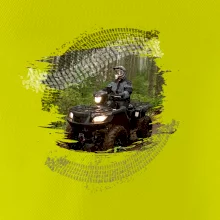 ATV štvorkolka v lese