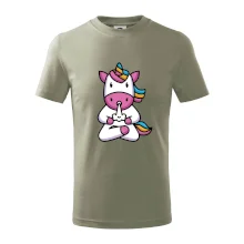 Yoga fučiaci jednorožec