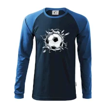 Futbalová lopta v triku Futbalová lopta v triku