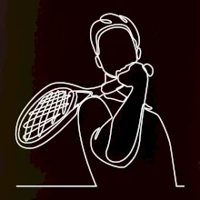 Tenista jedným ťahom Tenista jedným ťahom