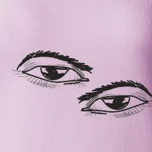 Párový motív - oko prižmúrené