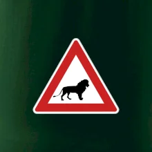 Dopravná značka - Pozor lev