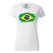 Brazília vlajka štetkou