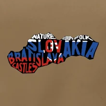 Mapy - názvy miest - Slovensko