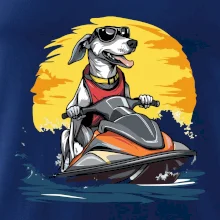 Chrt na vodnom skútri