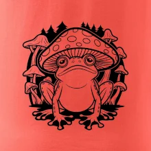 Goblincore čierna hubožaba