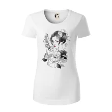 Japonsko - žena s červenými ústami Japonsko - žena s červenými ústami