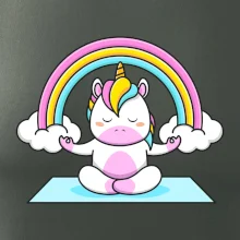 Yoga jednorožec - dúha