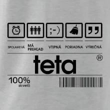 Čiarový kód - teta