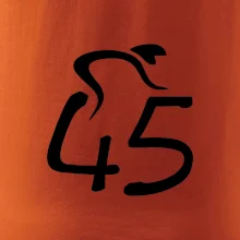 Cyklista oslavuje štyridsaťpäťku (45)