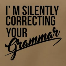 Correcting grammar