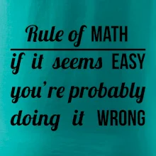 Rule of math