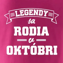 Legendy sa rodia v októbri