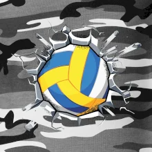 Volejbal lopta v triku