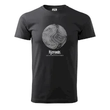 Keprník - vrstevnice v kruhu