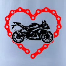 Moto srdce reťaz - superšport Moto srdce reťaz - superšport