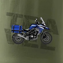 Cestovná enduro modrá