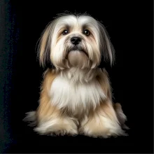 Lhasa Apso čierna fotka