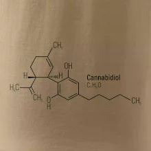 Molekulárna štruktúra CBD (Canabidiol)