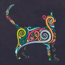 Mačka farebné krivky