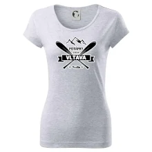 K vode - pádla hory (vlastný nápis) K vode - pádla hory (vlastný nápis)