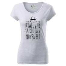 Kráľovné sa rodia v novembri