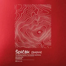 Špičák - vrstevnice v obdĺžniku