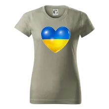 Ukrajina srdce vlajka