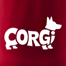 Corgi nápis v tele