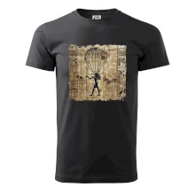 Egyptské hieroglyfy parašutista