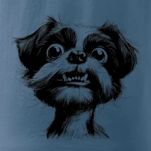 Čiernobiela karikatúra Ši-tzu