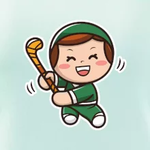 Ikona pozemný hokej holka